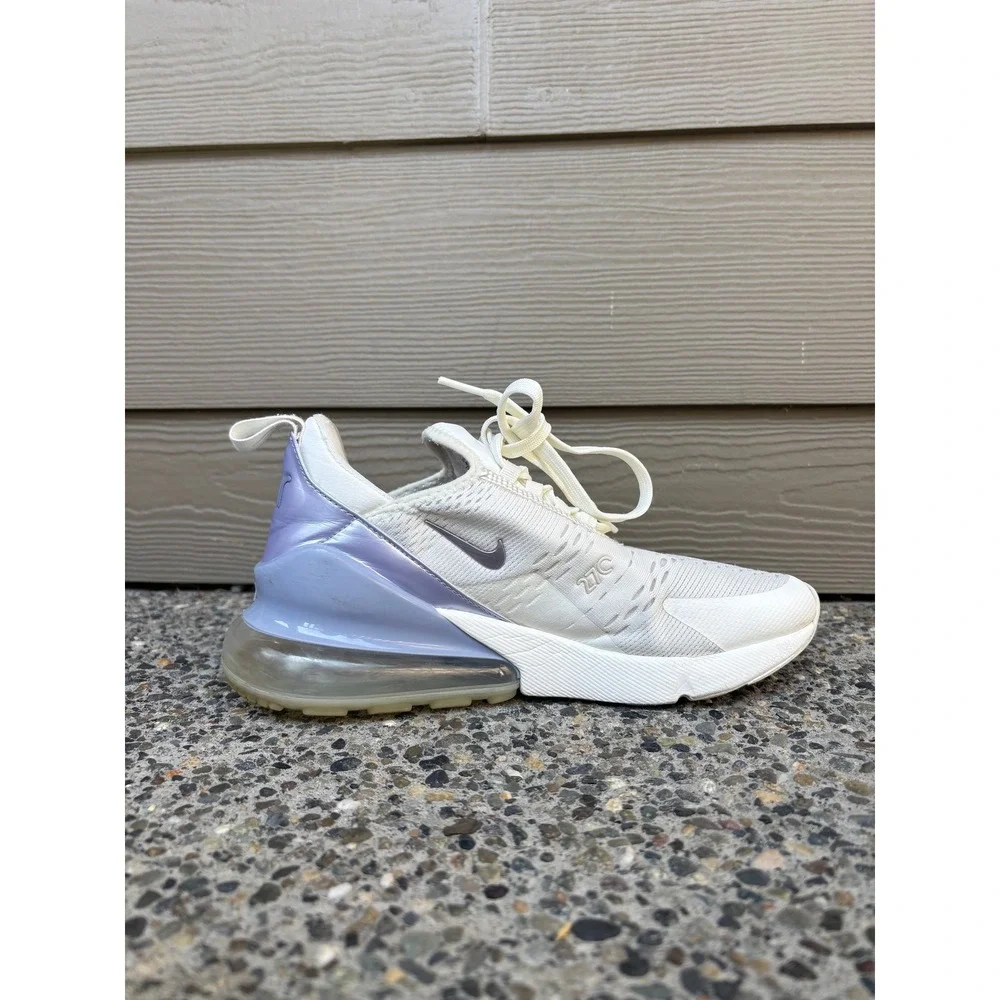 Nike Air Max 270 Sail Lavender White FB2934-100 Women's Size 8 Running Sneakers